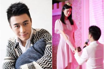 Mario Ho Proposes to Model Ming Xi with 99,999 Roses at Mall