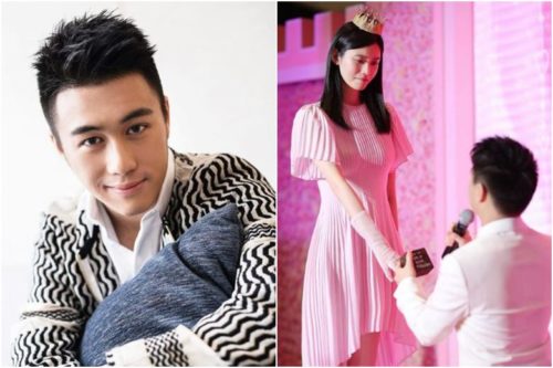Mario Ho Proposes to Model Ming Xi with 99,999 Roses at Mall