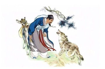 Chinese Idiom Story Dong Guo Xian Sheng Mr Dong Guo and The Wolf of Zhongshan